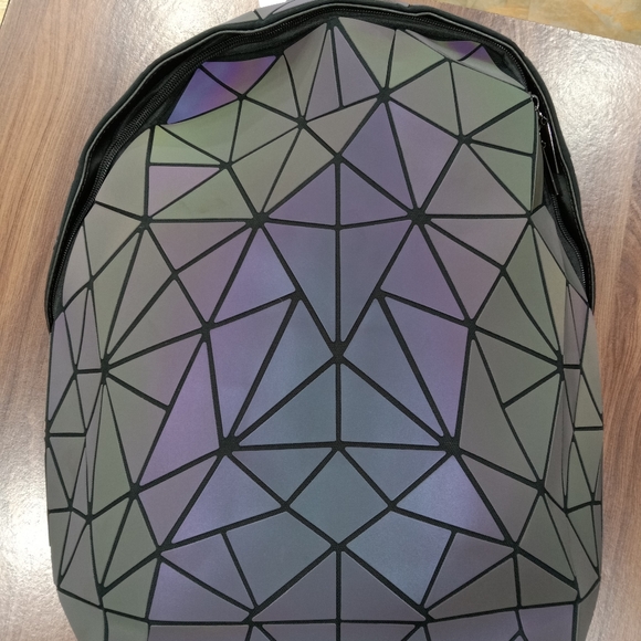 Holographic radium College backpack school bag for boys & girls - Picture 4 of 6